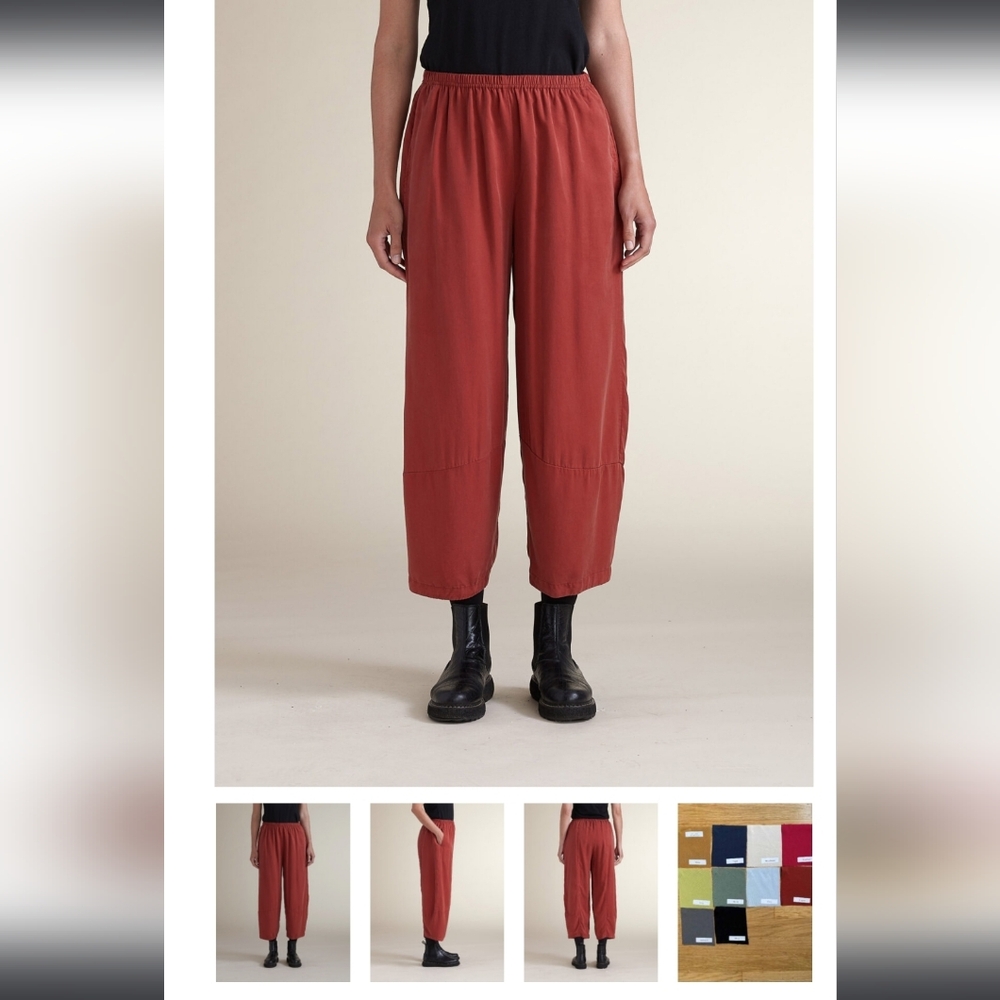 Cut Loose Tencel Lantern Pant /Cognac Color